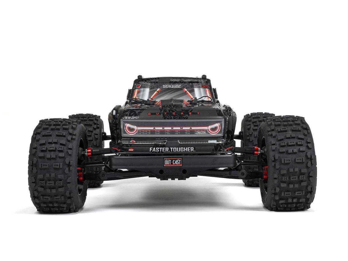 ARRMA 1/5 OUTCAST 4X4 8S BLX EXB Brushless Stunt Truck RTR - Black