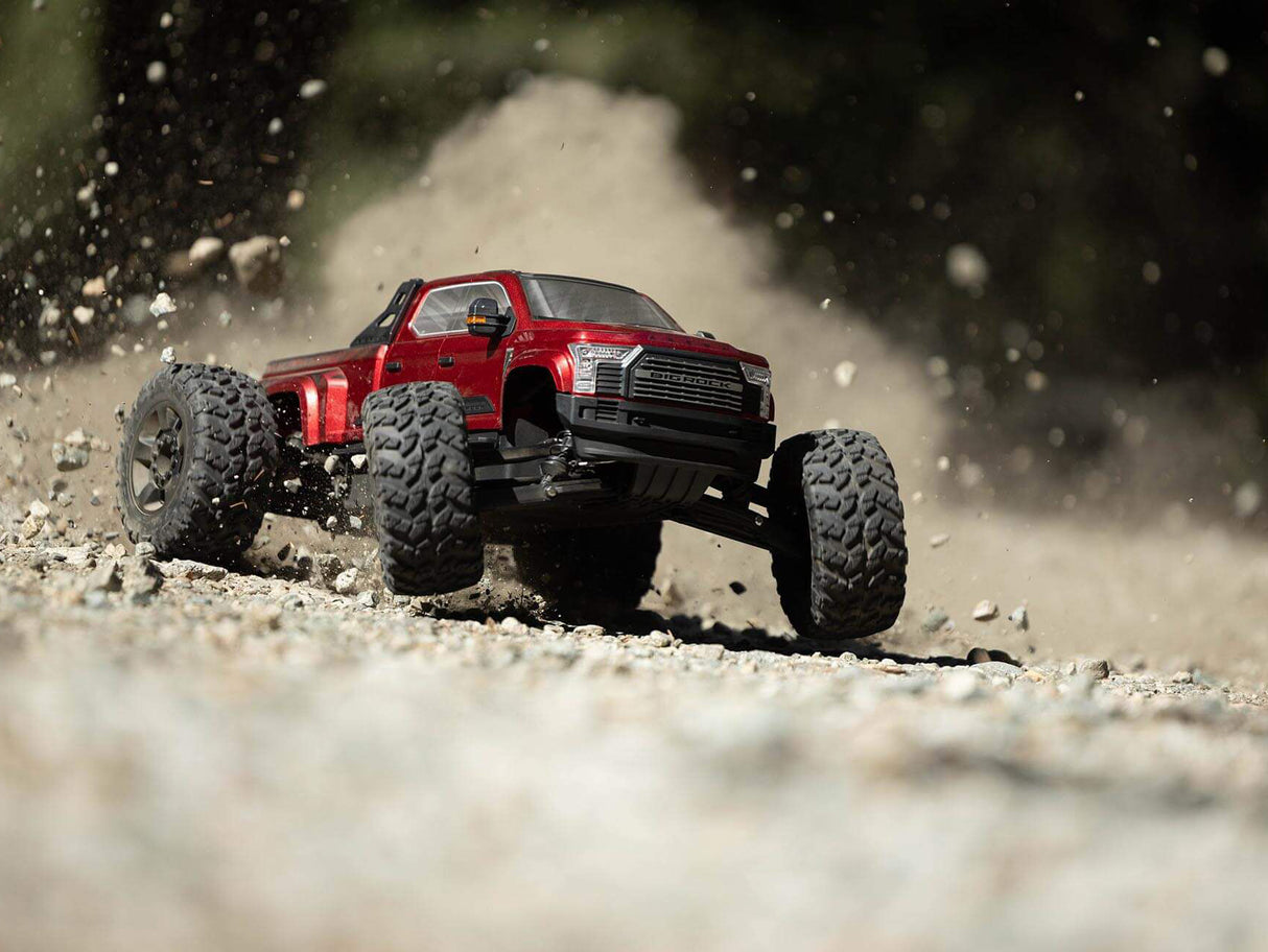 Arrma 1/7 BIG ROCK 6S 4X4 BLX Monster Truck RTR - Red