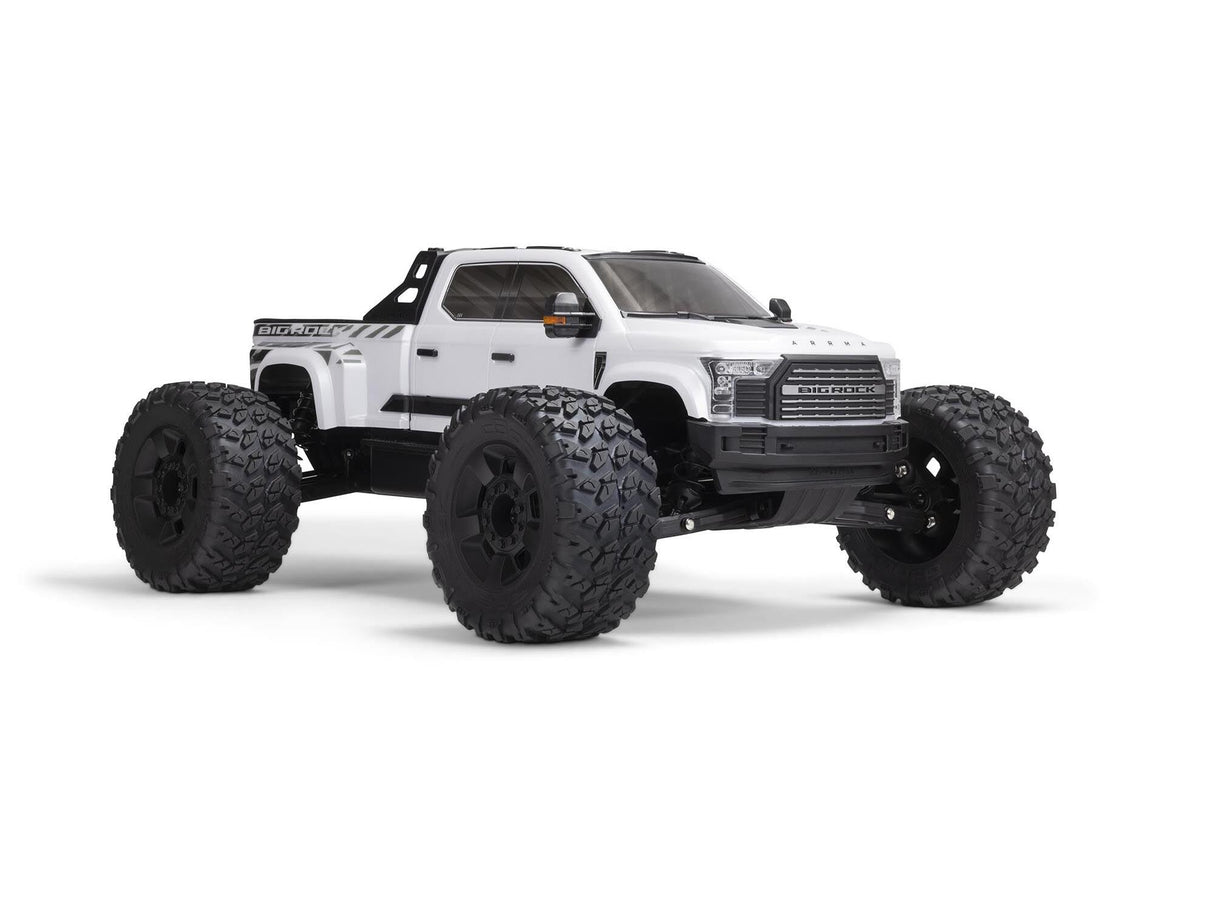 Arrma 1/7 BIG ROCK 6S 4X4 BLX Monster Truck RTR - White