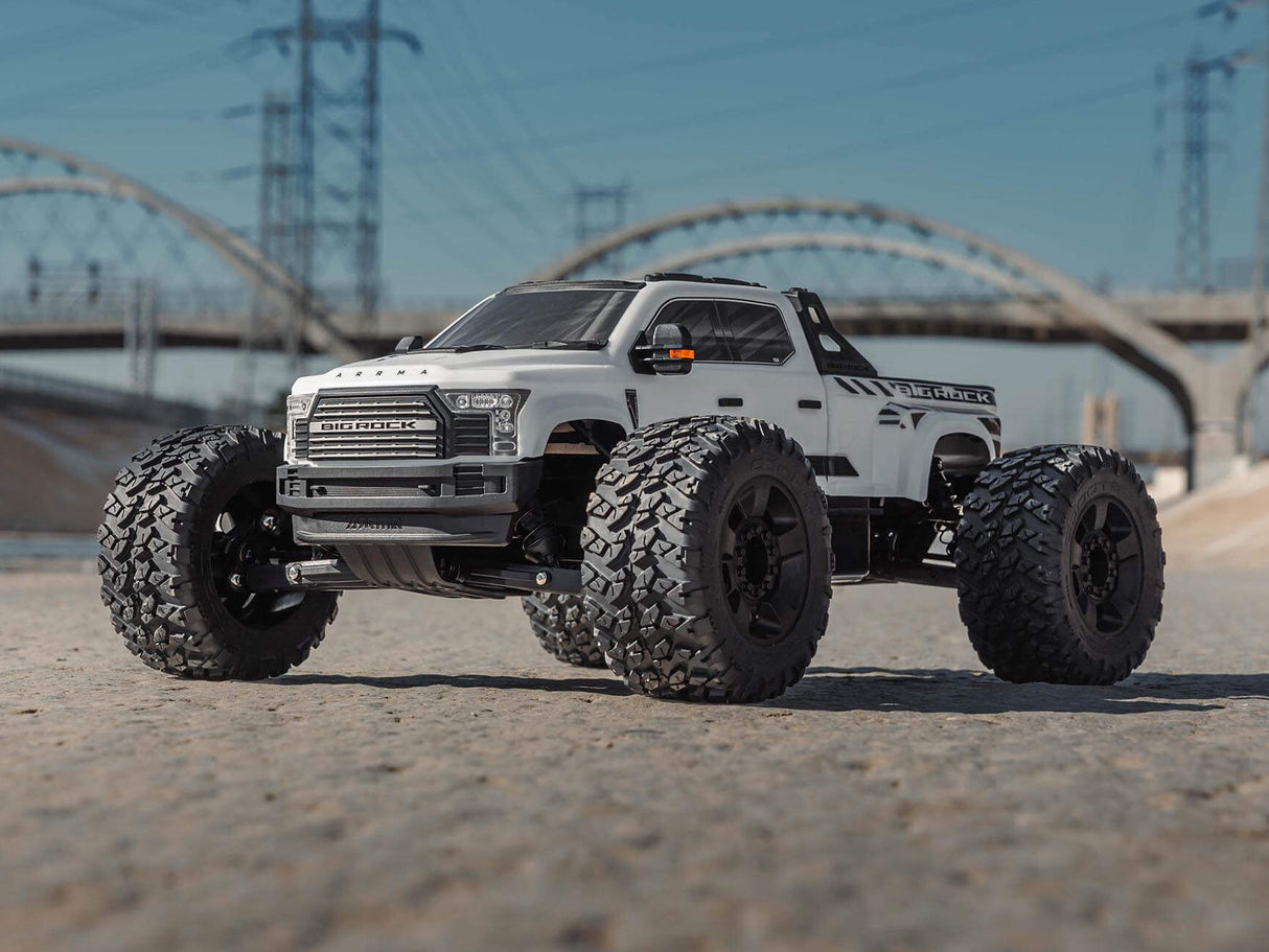 Arrma 1/7 BIG ROCK 6S 4X4 BLX Monster Truck RTR - White