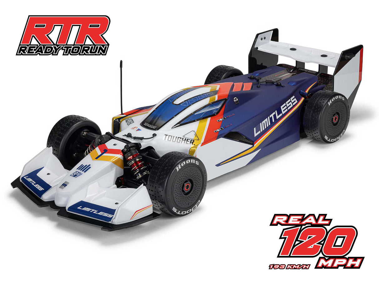 Arrma 1/7 LIMITLESS 8S AVC 4X4 RTR BLX Street Speed - White/Blue - PRE ORDER - EXPECTED EARLY SEPTEMBER