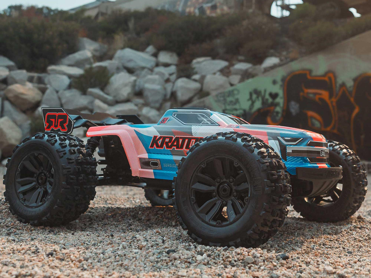 Arrma 1/8 KRATON 6S V6 4X4 BLX Speed Monster Truck RTR - Orange