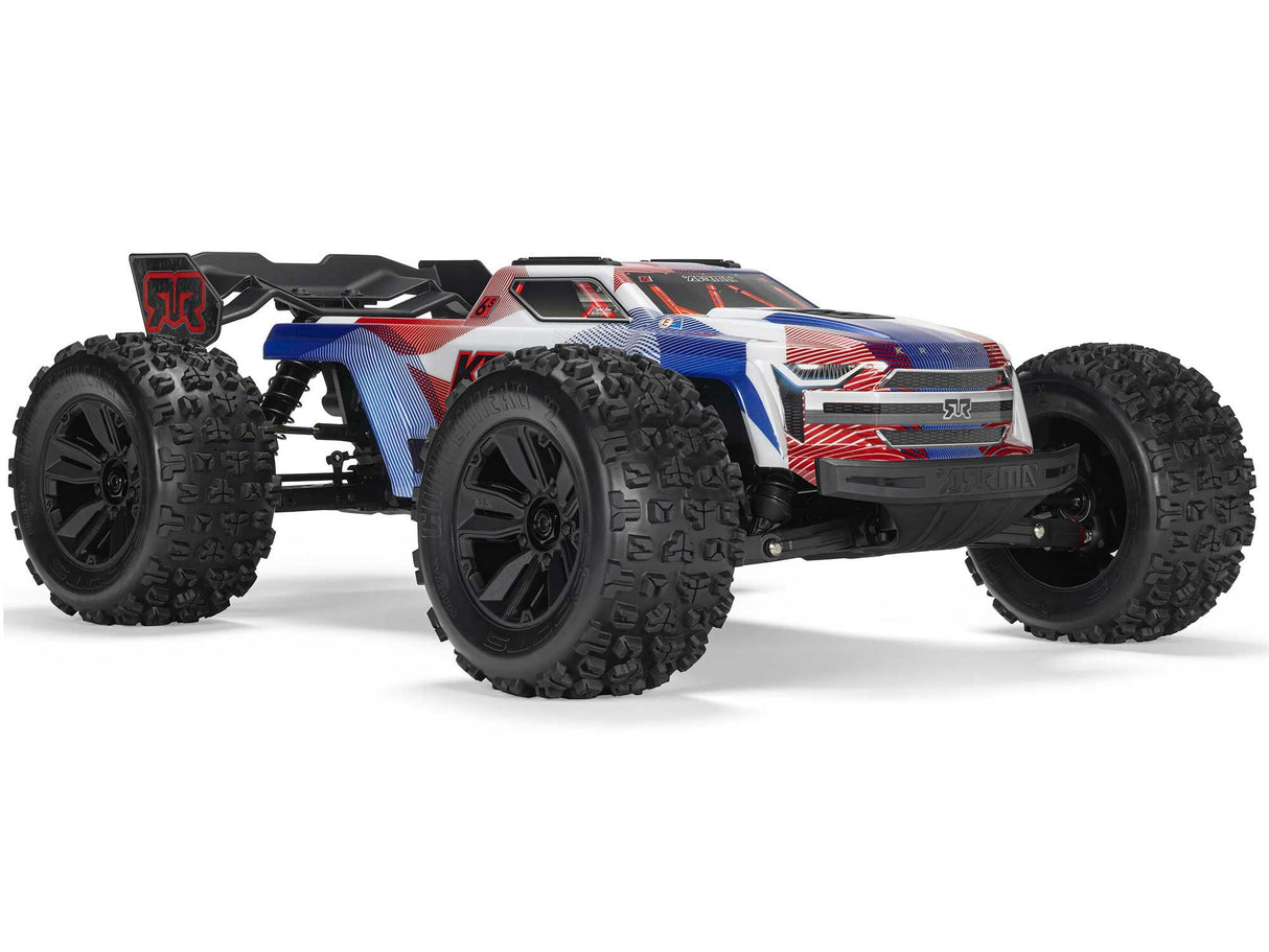 Arrma 1/8 KRATON 6S V6 4X4 BLX Speed Monster Truck RTR Blue/Red - FOR PRE ORDER - EXPECTED EARLY DECEMBER