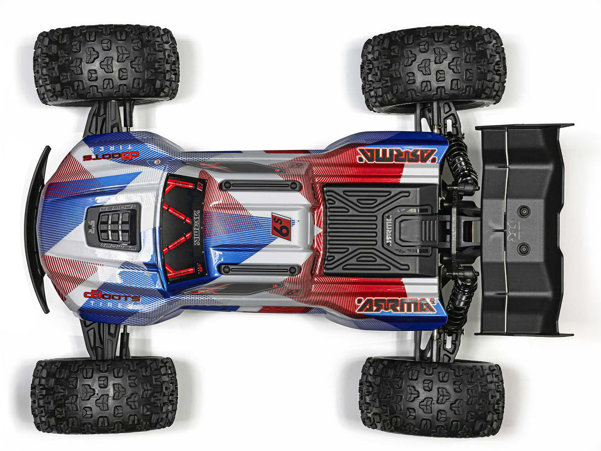 Arrma 1/8 KRATON 6S V6 4X4 BLX Speed Monster Truck RTR Blue/Red - FOR PRE ORDER - EXPECTED EARLY DECEMBER