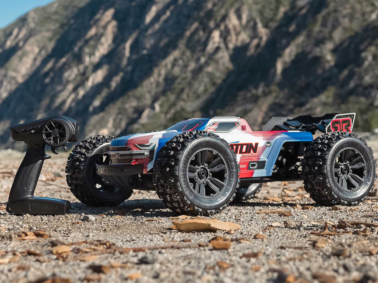 Arrma 1/8 KRATON 6S V6 4X4 BLX Speed Monster Truck RTR Blue/Red - FOR PRE ORDER - EXPECTED EARLY DECEMBER