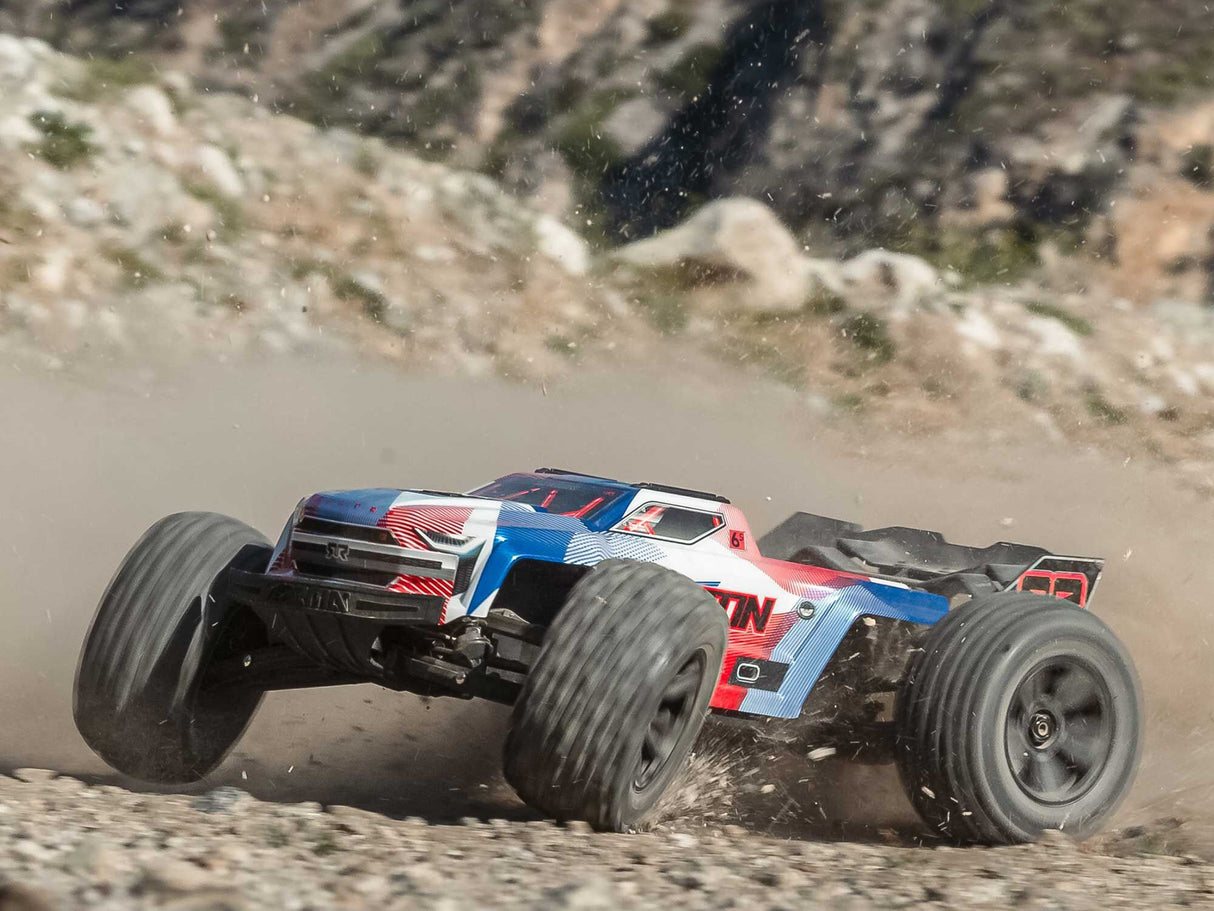 Arrma 1/8 KRATON 6S V6 4X4 BLX Speed Monster Truck RTR Blue/Red - FOR PRE ORDER - EXPECTED EARLY DECEMBER