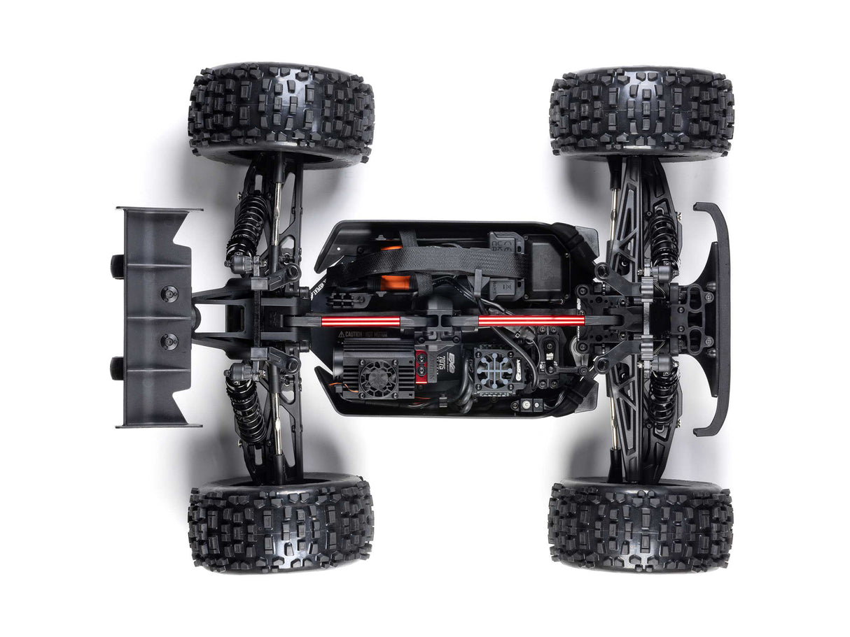 Arrma 1/8 NOTORIOUS 6S V6 4X4 BLX Stunt Truck RTR - Black