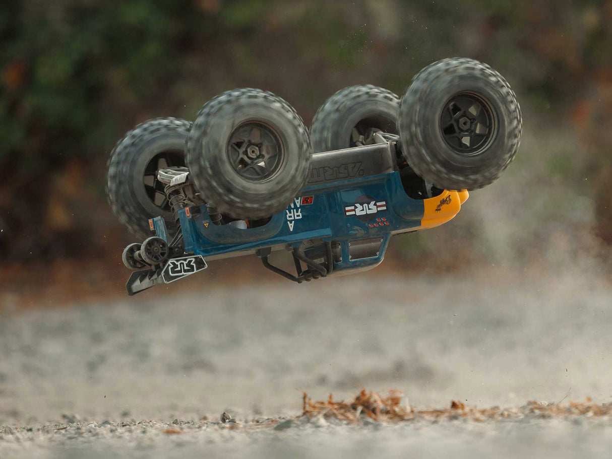 Arrma 1/8 NOTORIOUS 6S V6 4X4 BLX Stunt Truck RTR - Blue