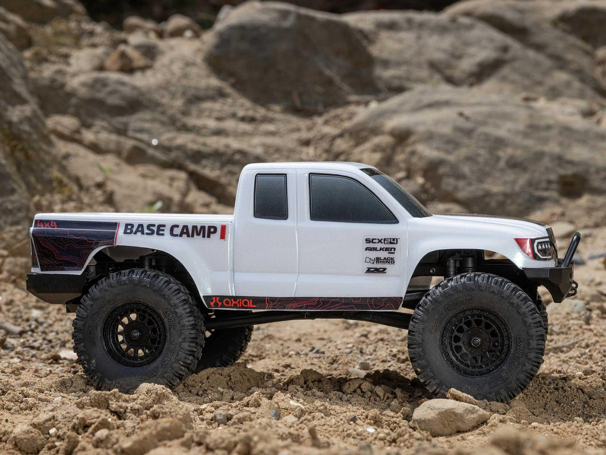 Axial 1/24 SCX24 Base Camp 4WD Rock Crawler RTR White - FOR PRE ORDER ONLY - EXPECTED EARLY DECEMBER