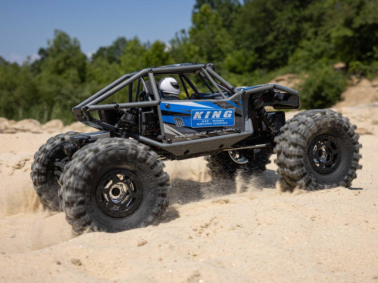 Axial 1/18 UTB18 Capra 4WS 4WD Trail Buggy RTR with Bat/Chg Blue - FOR PRE ORDER - DUE EARLY DECEMBER