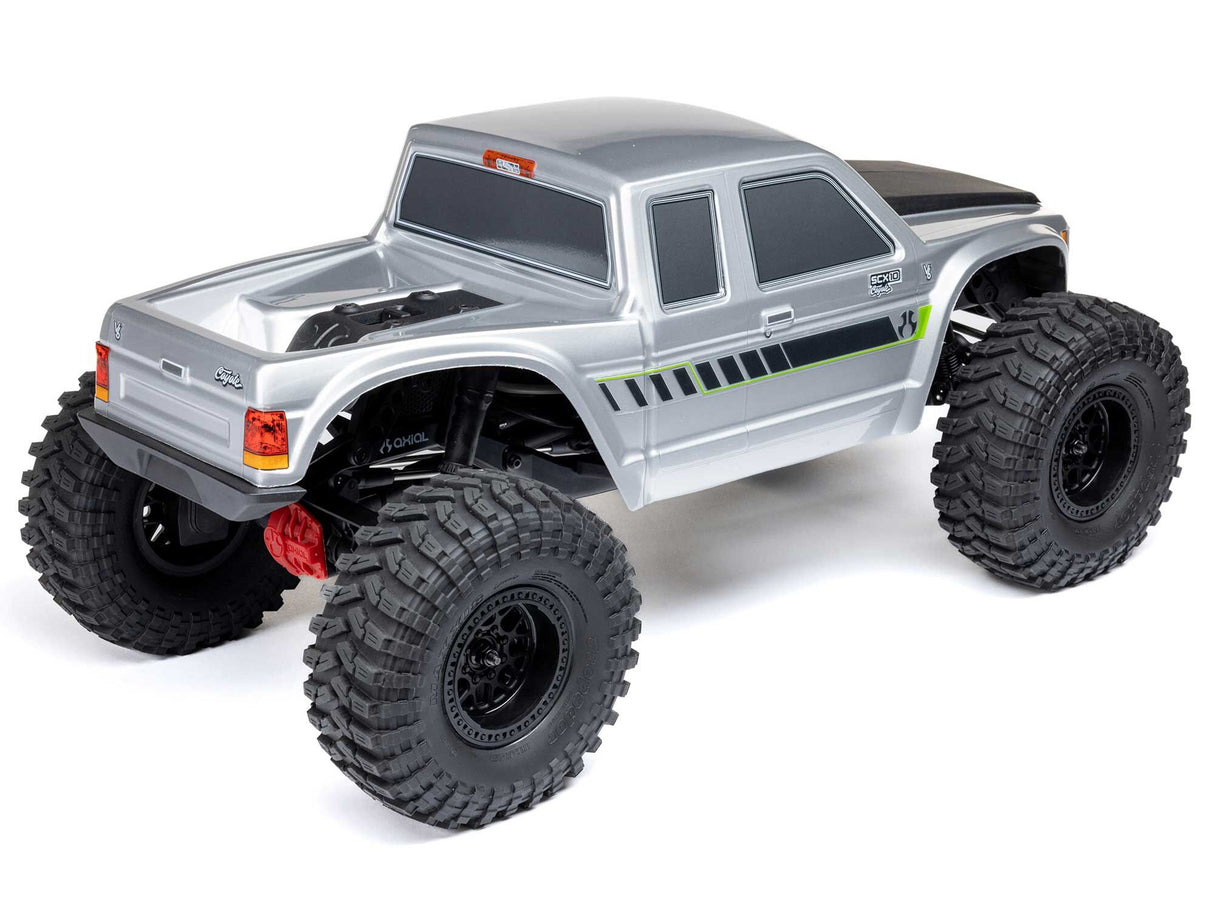 Axial 1/10 SCX10 III Coyote 4X4 RTR Brushed Rock Crawler -Silver - PRE ORDER - EXPECTED OCTOBER