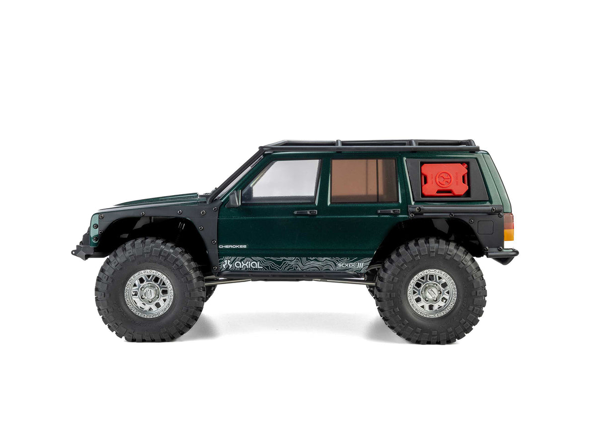 Axial 1/10 SCX10 III Jeep Cherokee XJ 4X4 RTR Rock Crawler - Green - Pre Order - Expected November