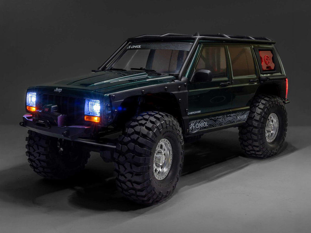 Axial 1/10 SCX10 III Jeep Cherokee XJ 4X4 RTR Rock Crawler - Green - Pre Order - Expected November