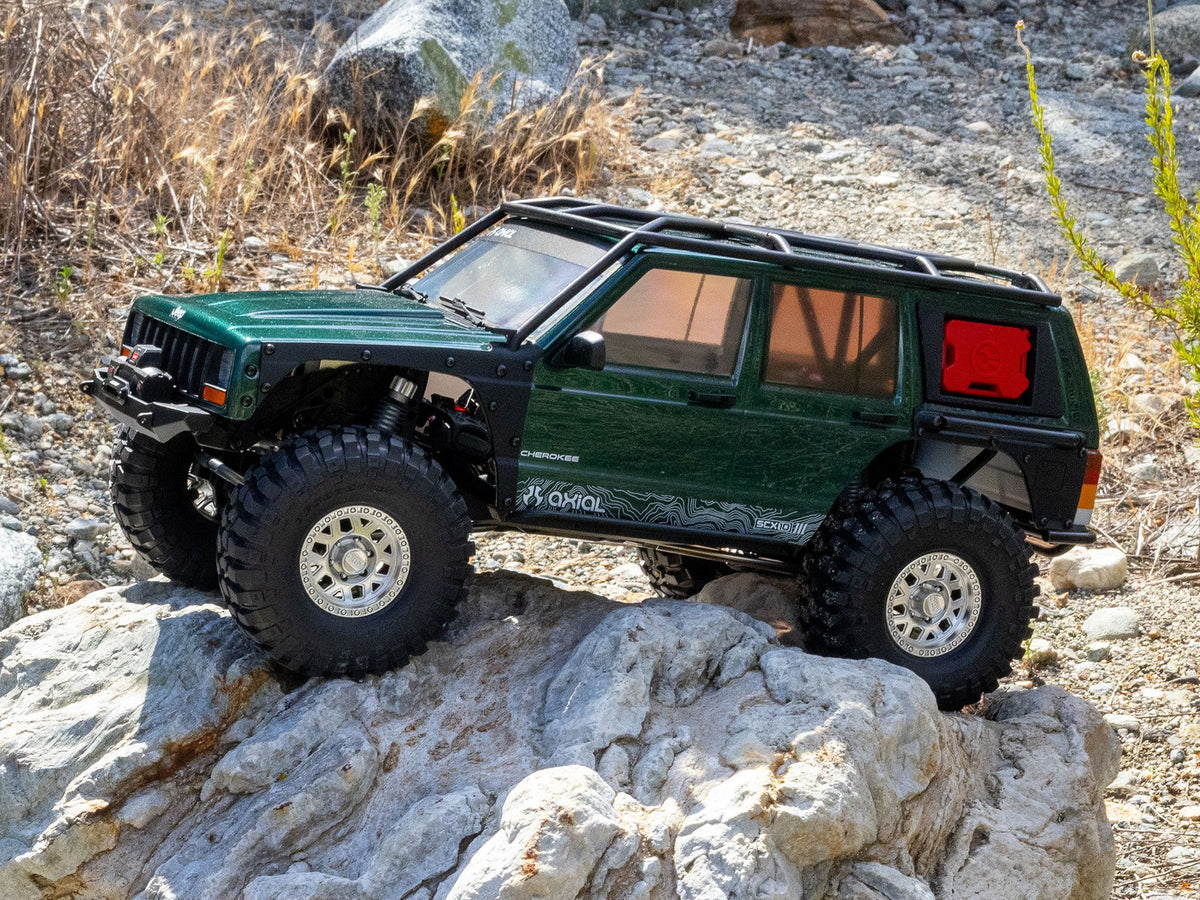 Axial 1/10 SCX10 III Jeep Cherokee XJ 4X4 RTR Rock Crawler - Green - Pre Order - Expected November