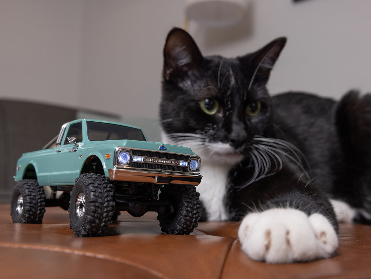 Axial 1/30 SCX30 Chevrolet K10 4X4 RTR Brushed Rock Crawler -Green - Complete - PRE ORDER - EXPECTED EARLY MARCH