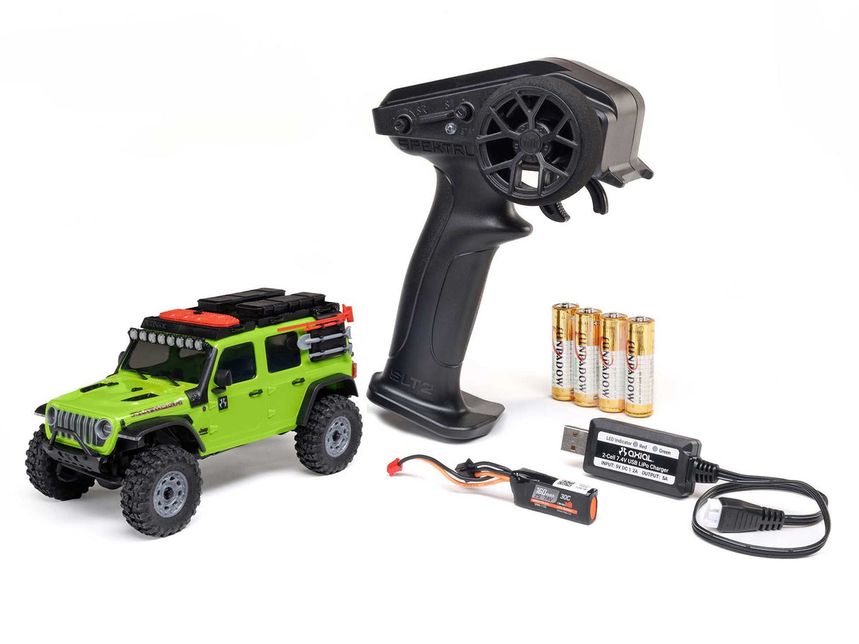 Axial 1/30 SCX30 Jeep Wrangler JLU 4X4 RTR Rock Crawler Green - FOR PRE ORDER - EXPECTED DECEMBER