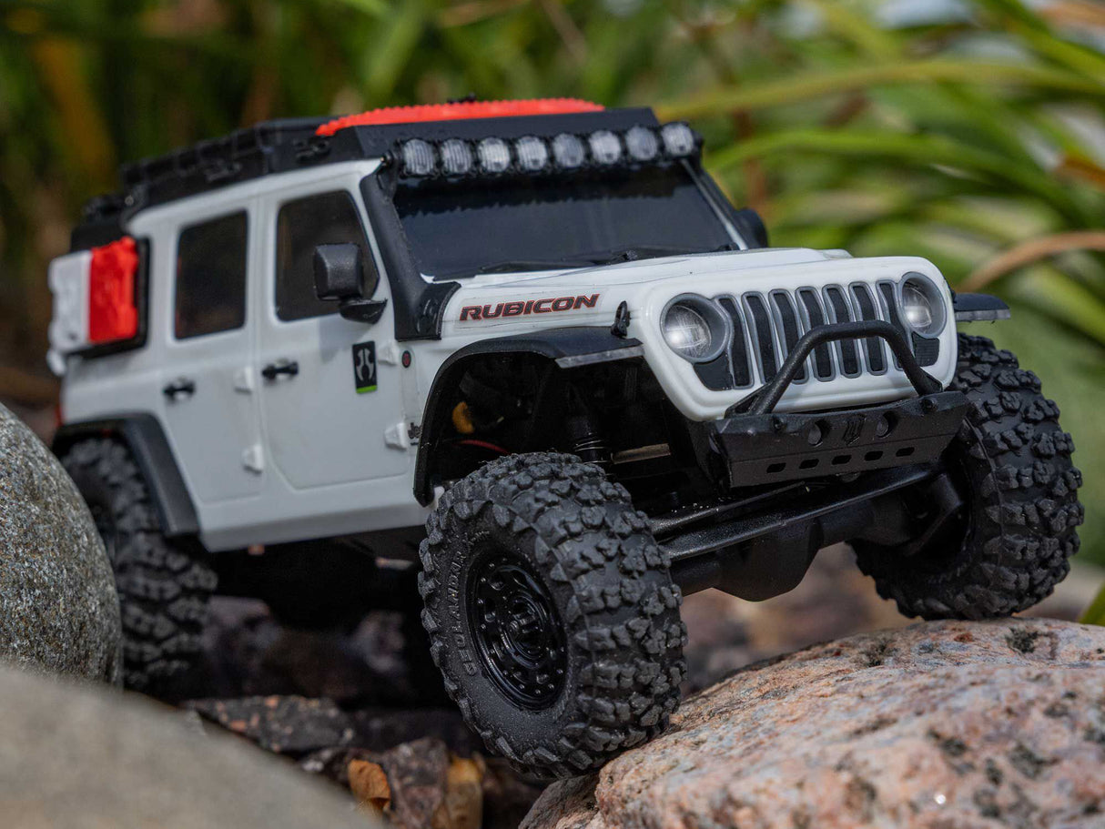Axial 1/30 SCX30 Jeep Wrangler JLU 4X4 RTR Rock Crawler White - FOR PRE ORDER - EXPECTED DECEMBER