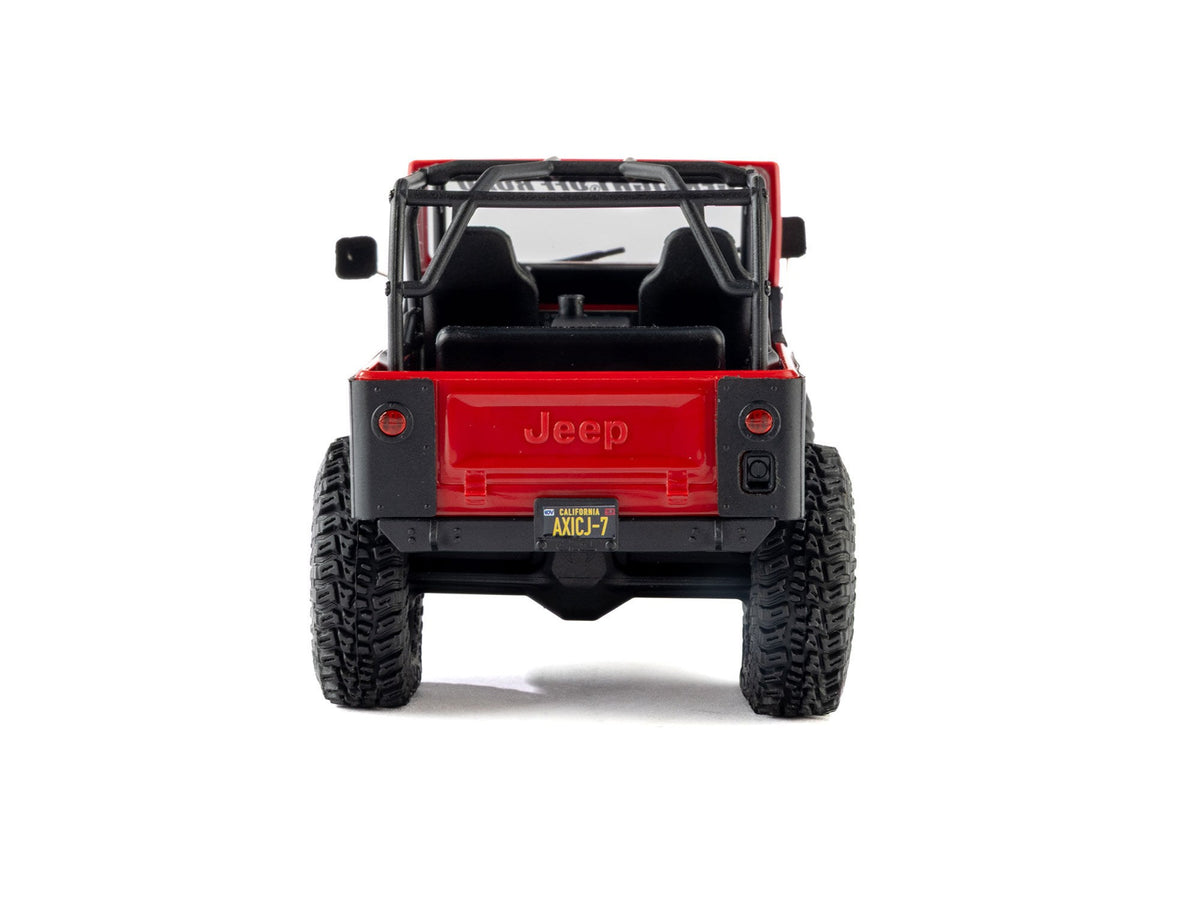 Axial 1/30 SCX30 Jeep CJ-7 GenRight 4X4 RTR - Red - Pre Order - Expected Early November