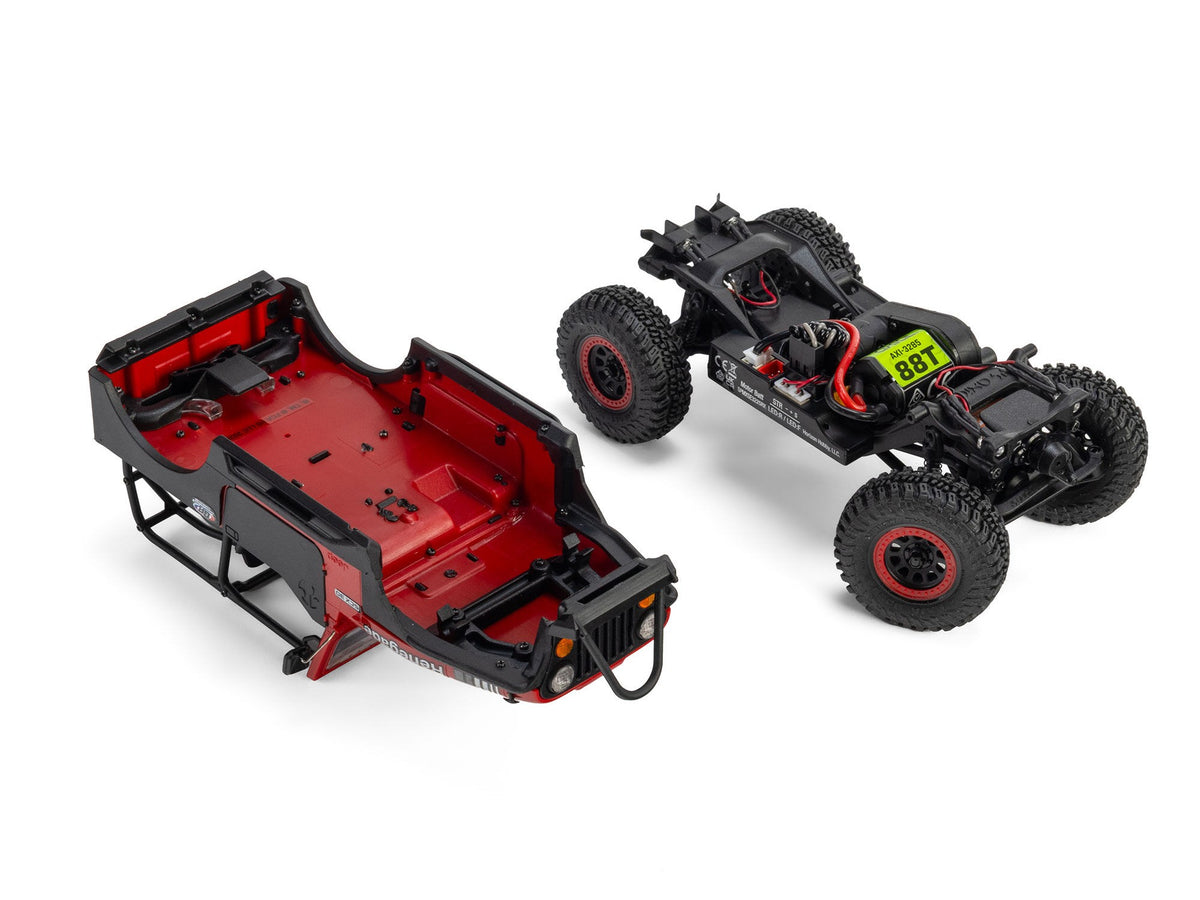 Axial 1/30 SCX30 Jeep CJ-7 GenRight 4X4 RTR - Red - Pre Order - Expected Early November