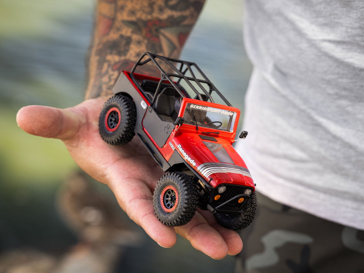 Axial 1/30 SCX30 Jeep CJ-7 GenRight 4X4 RTR - Red - Pre Order - Expected Early November