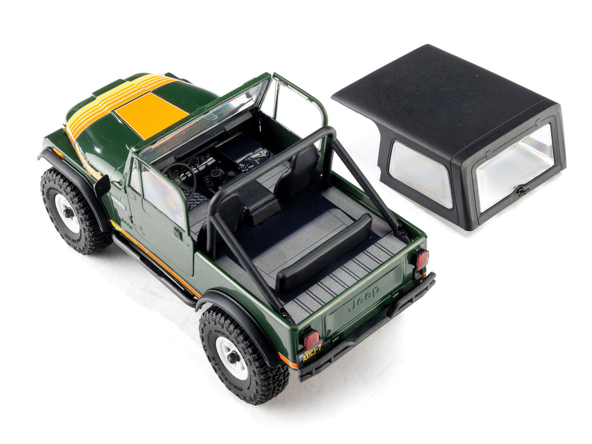Axial 1/30 SCX30 Jeep CJ-7 GenRight 4X4 RTR - Green - Pre Order - Expected Early November