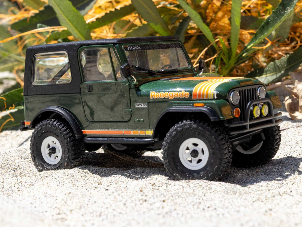 Axial 1/30 SCX30 Jeep CJ-7 GenRight 4X4 RTR - Green - Pre Order - Expected Early November