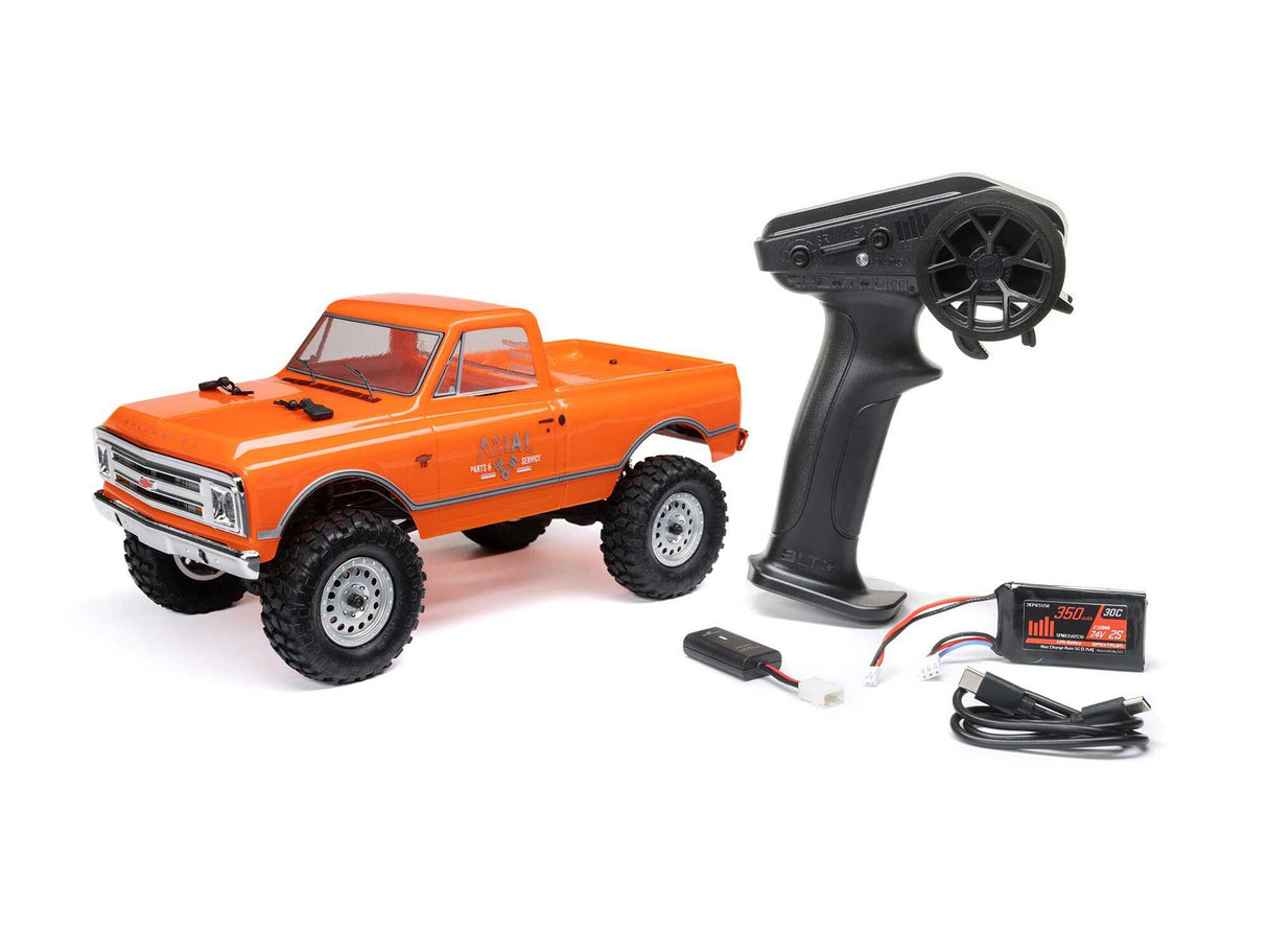 1/24 SCX24 1967 Chevrolet C10 4WD Rock Crawler RTR Orange