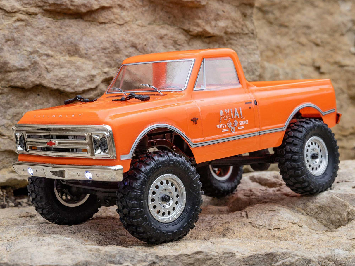 1/24 SCX24 1967 Chevrolet C10 4WD Rock Crawler RTR Orange