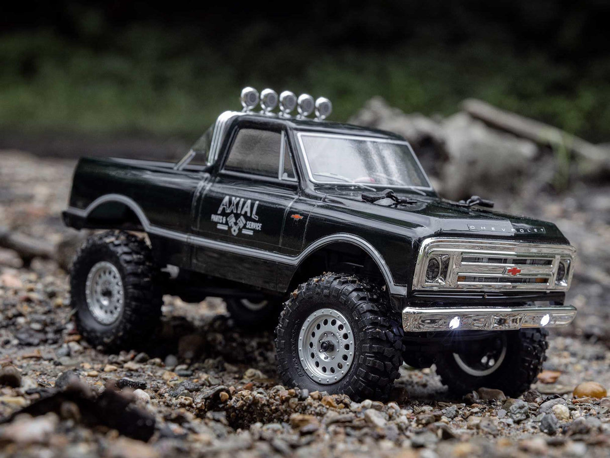 1/24 SCX24 1967 Chevrolet C10 4WD Rock Crawler RTR Black