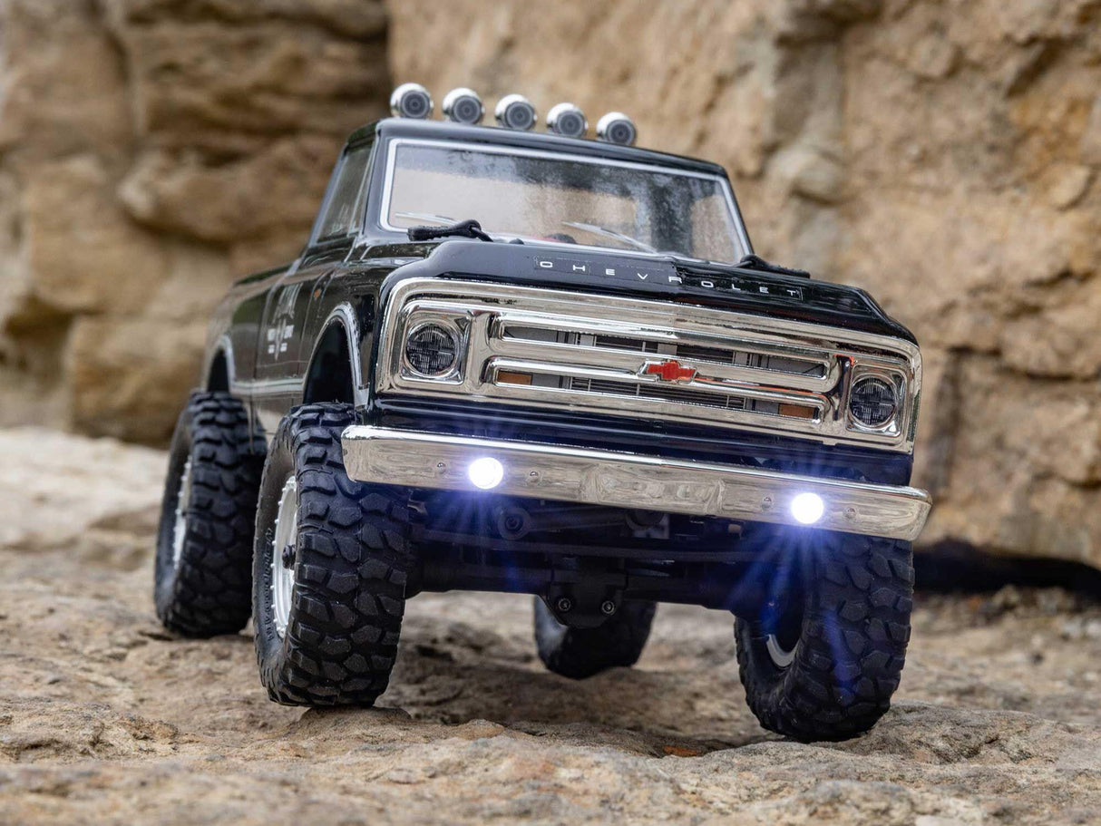 1/24 SCX24 1967 Chevrolet C10 4WD Rock Crawler RTR Black