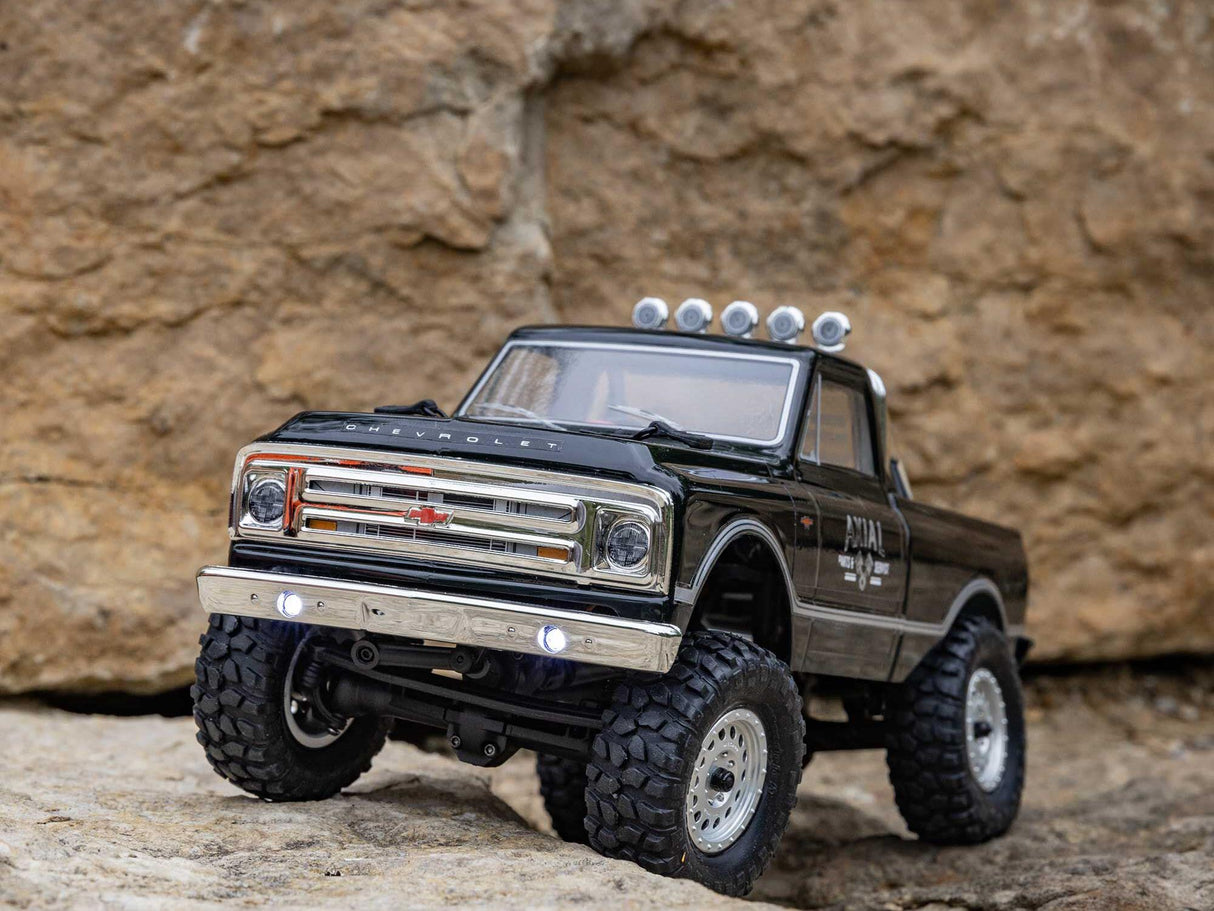 1/24 SCX24 1967 Chevrolet C10 4WD Rock Crawler RTR Black