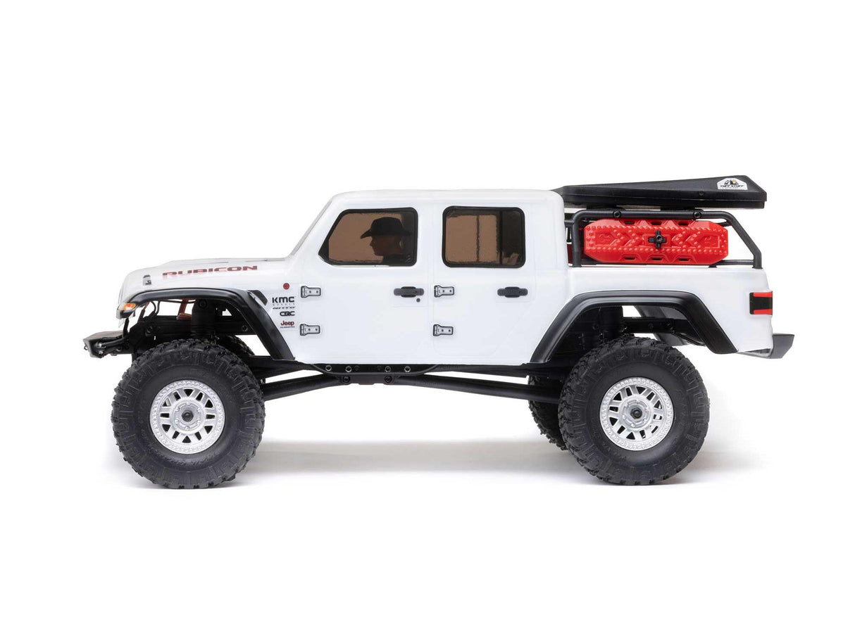 Axial SCX24 Jeep Gladiator 4WD Rock Crawler RTR - White