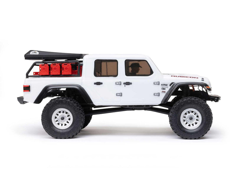 Axial SCX24 Jeep Gladiator 4WD Rock Crawler RTR - White