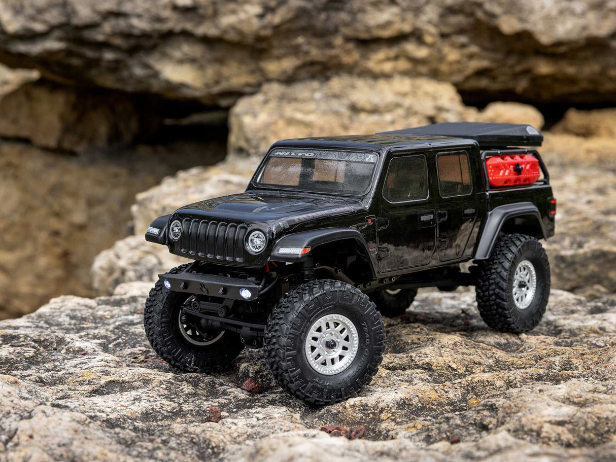 Axial SCX24 Jeep Gladiator 4WD Rock Crawler RTR - Black