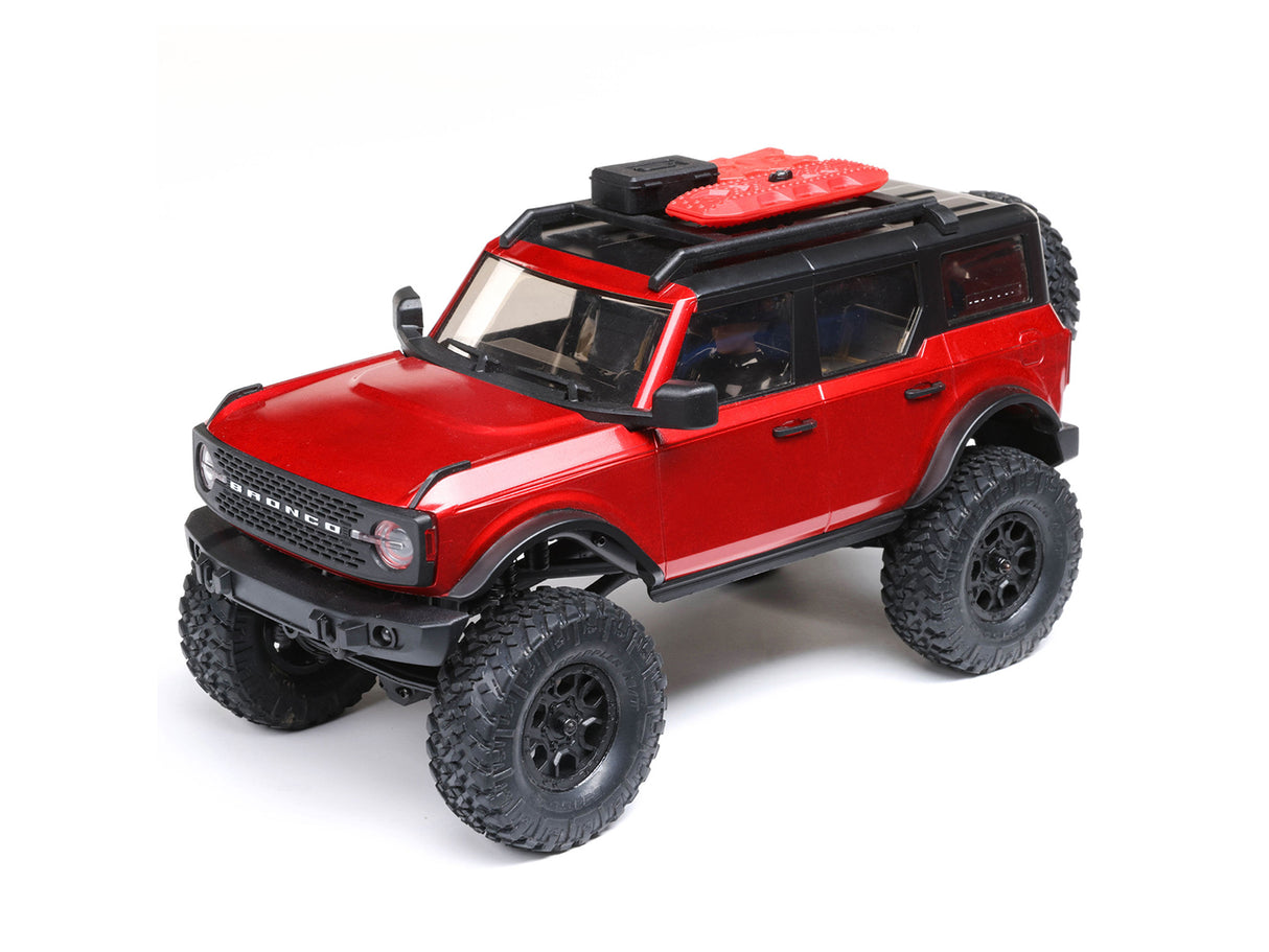 1/24 SCX24 2021 Ford Bronco 4WD Rock Crawler RTR Red