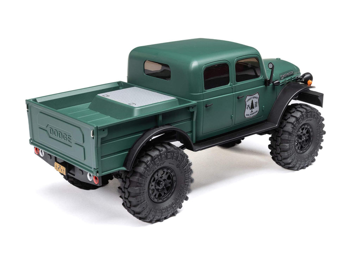 AXIAL1/24 SCX24 Dodge Power Wagon 4WD Rock Crawler RTR - Green