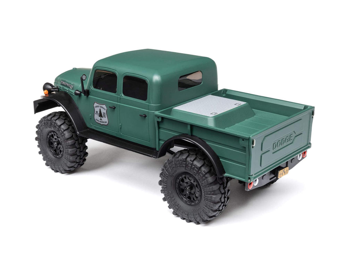 AXIAL1/24 SCX24 Dodge Power Wagon 4WD Rock Crawler RTR - Green