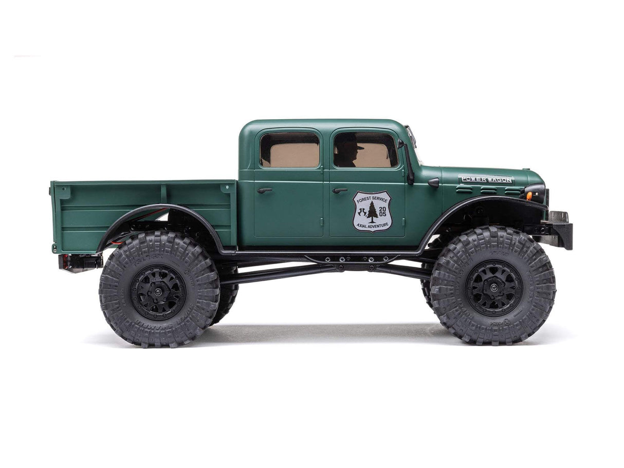 AXIAL1/24 SCX24 Dodge Power Wagon 4WD Rock Crawler RTR - Green