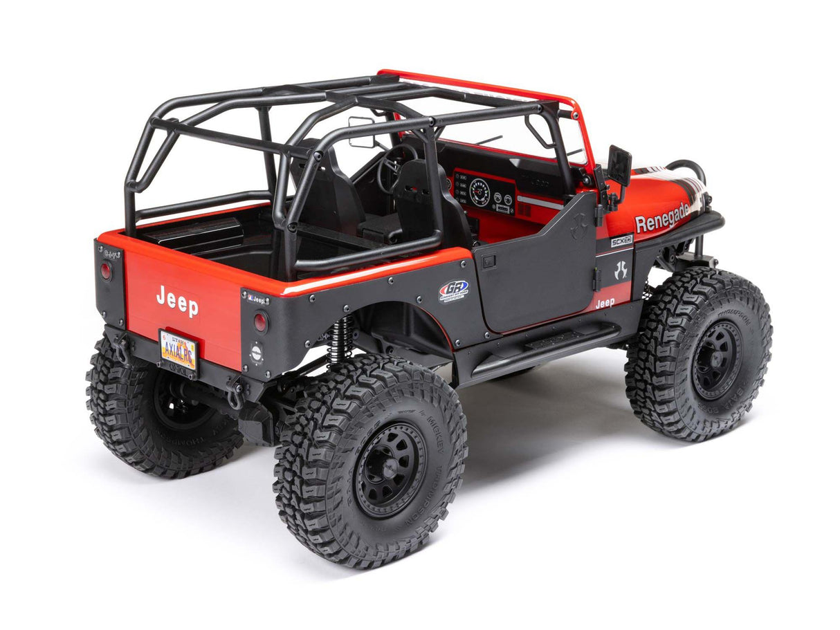 Axia1/10 SCX10 III Jeep CJ-7 4WD Brushed RTR - Red