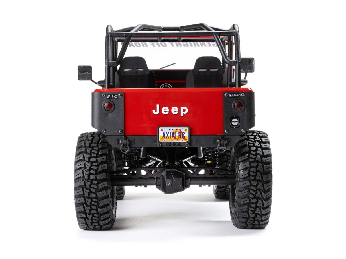 Axia1/10 SCX10 III Jeep CJ-7 4WD Brushed RTR - Red