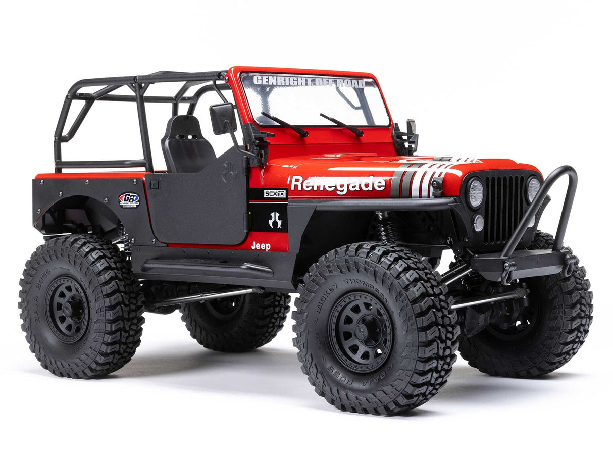 Axial 1/10 SCX10 III Jeep CJ-7 4X4 RTR Rock Crawler - Red - PRE ORDER - EXPECTED LATE APRIL