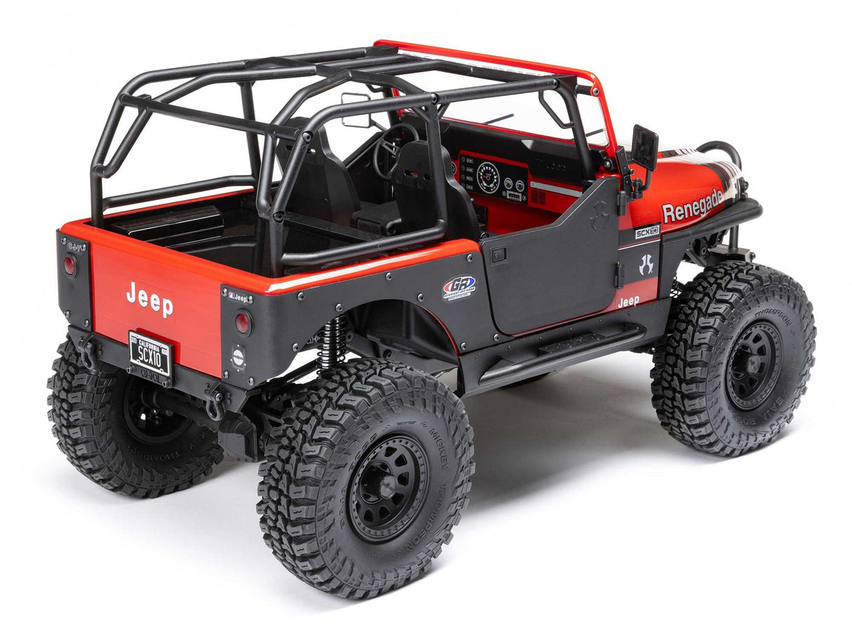 Axial 1/10 SCX10 III Jeep CJ-7 4X4 RTR Rock Crawler - Red - PRE ORDER - EXPECTED LATE APRIL