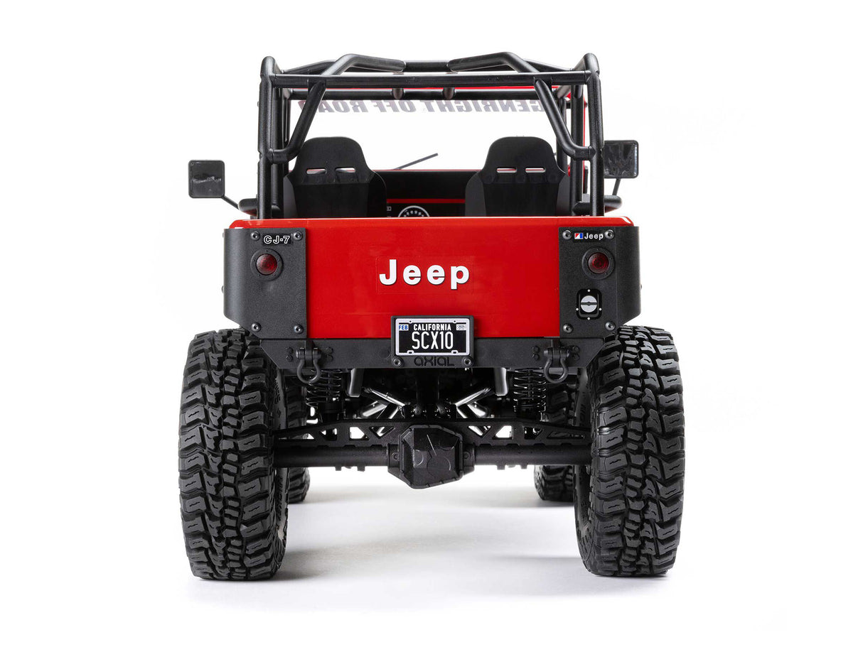 Axial 1/10 SCX10 III Jeep CJ-7 4X4 RTR Rock Crawler - Red - PRE ORDER - EXPECTED LATE APRIL