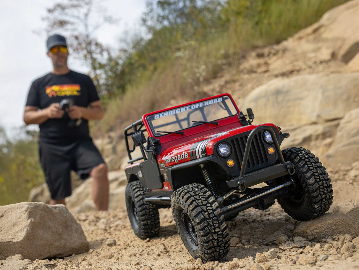 Axial 1/10 SCX10 III Jeep CJ-7 4X4 RTR Rock Crawler - Red - PRE ORDER - EXPECTED LATE APRIL