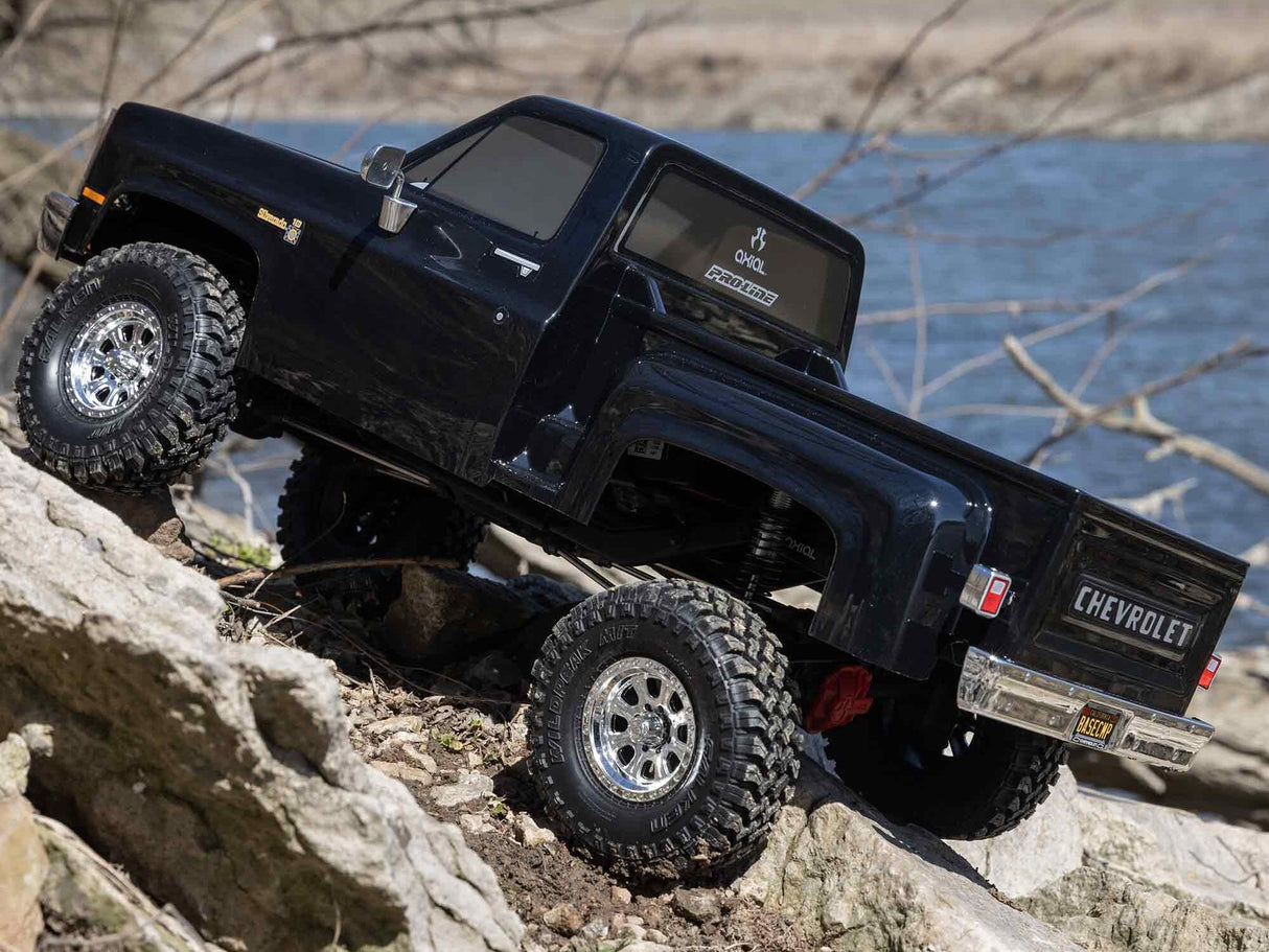 Axial 1/10 SCX10 III Base Camp 1982 Chevy K10 4X4 - Ready to Run - Black- PRE ORDER ONLY - DUE MID AUGUST