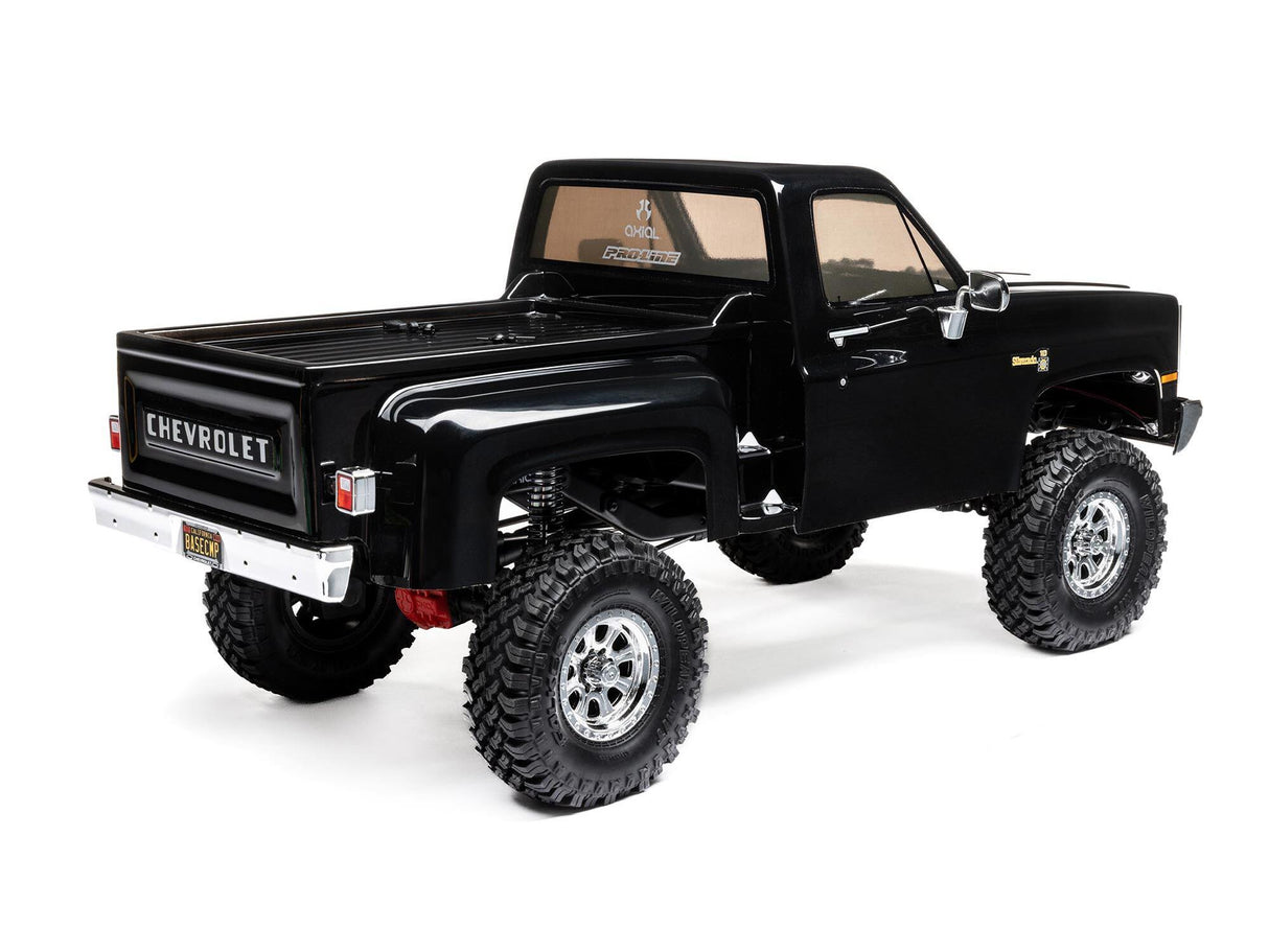 Axial 1/10 SCX10 III Base Camp 1982 Chevy K10 4X4 - Ready to Run - Black- PRE ORDER ONLY - DUE MID AUGUST