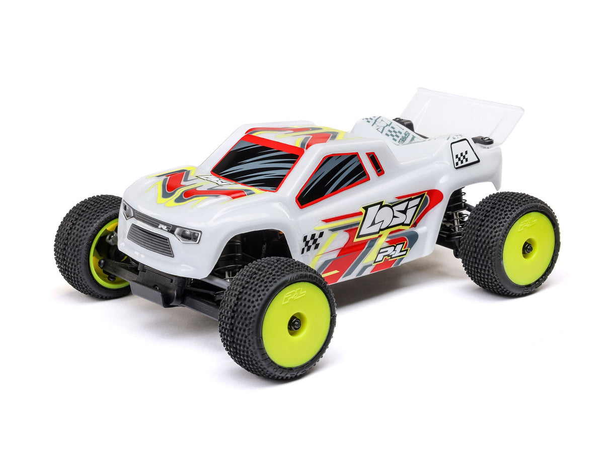 Losi 1/28 Micro-T 2WD Stadium Truck RTR White - PRE ORDER - EXPECTED LATE MAY