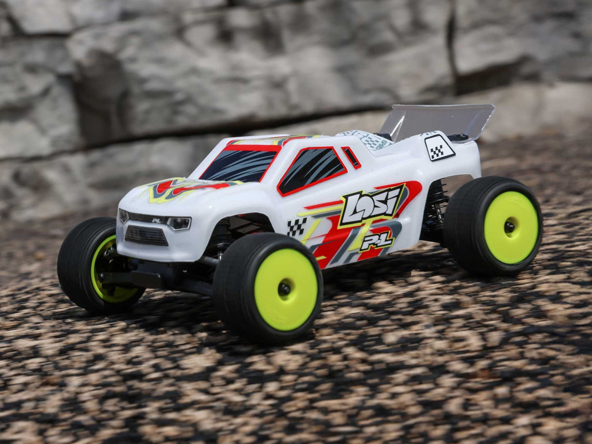 Losi 1/28 Micro-T 2WD Stadium Truck RTR White - PRE ORDER - EXPECTED LATE MAY