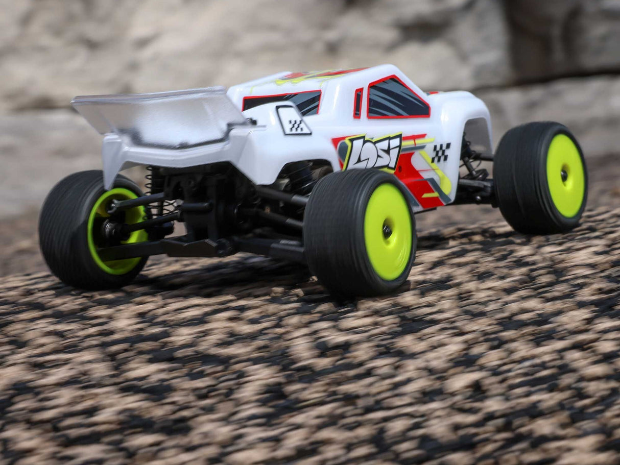 Losi 1/28 Micro-T 2WD Stadium Truck RTR White - PRE ORDER - EXPECTED LATE MAY