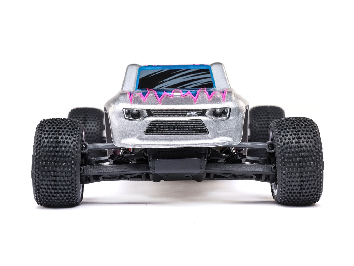 Losi 1/28 Micro-T 2WD Stadium Truck RTR Silver - PRE ORDER - EXPECTED LATE MAY